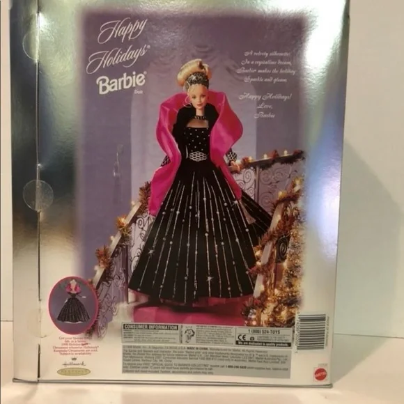 1998 Happy Holidays Barbie (Mattel # 20200) - Picture 2 of 4